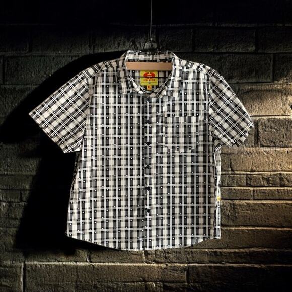 HERO WITHIN | Men's Justice League Woven Shirt Black and White Size XL - Picture 1 of 7